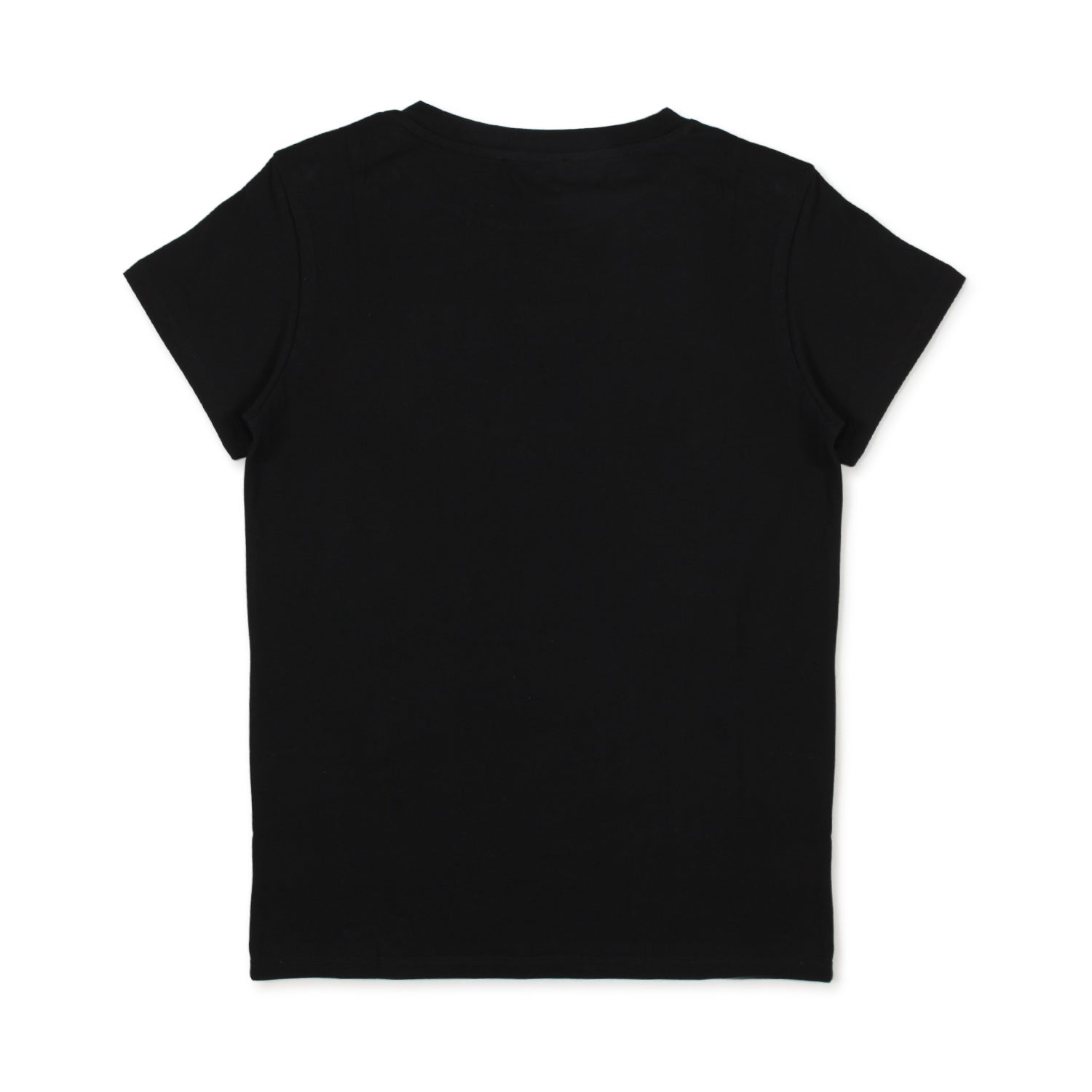 T-SHIRT NERA E ORO GLITTER CON BOTTONI - annameglio.com abbigliamento moda