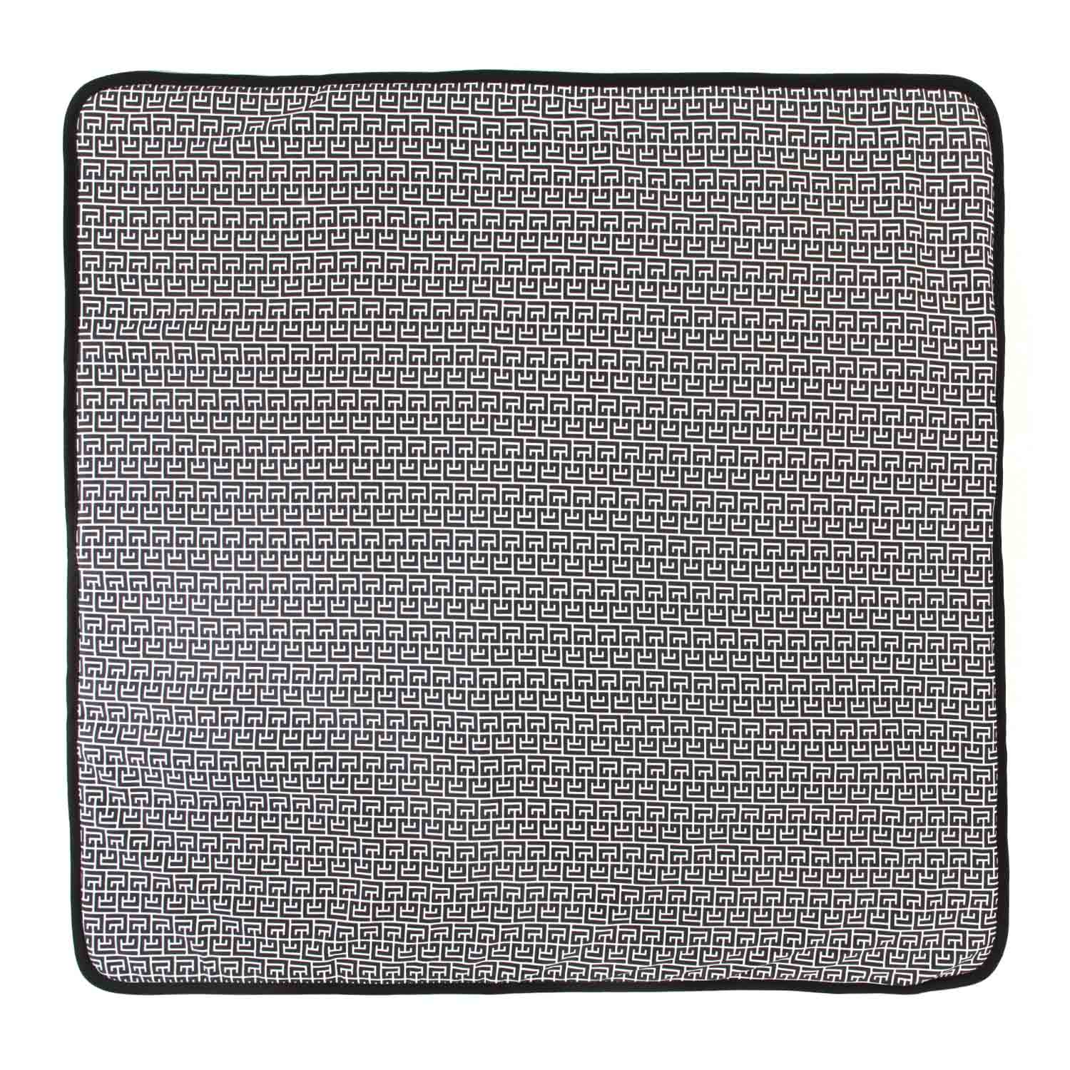 COPERTA DA CULLA BIANCA E NERA JACQUARD - annameglio.com abbigliamento moda