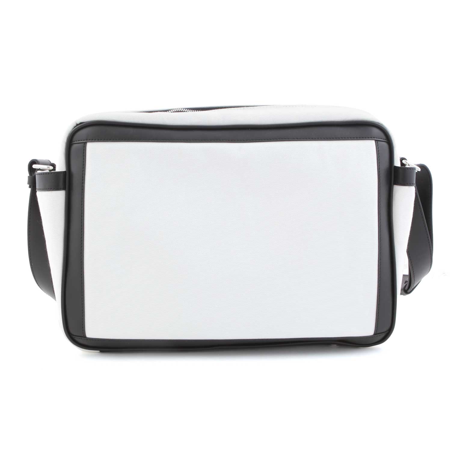 BORSA FASCIATOIO BIANCA E NERA CON TAPPETINO - annameglio.com abbigliamento moda