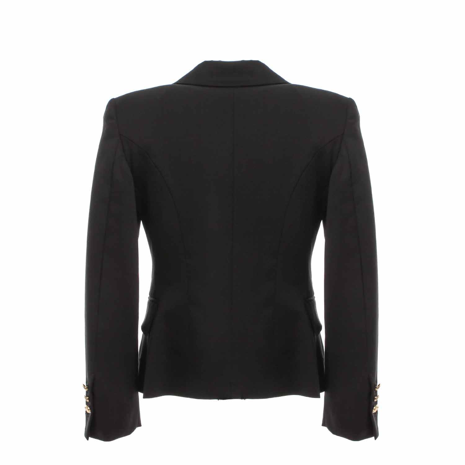 BLAZER DI LANA NERO E ORO BAMBINA E TEENAGER - annameglio.com abbigliamento moda