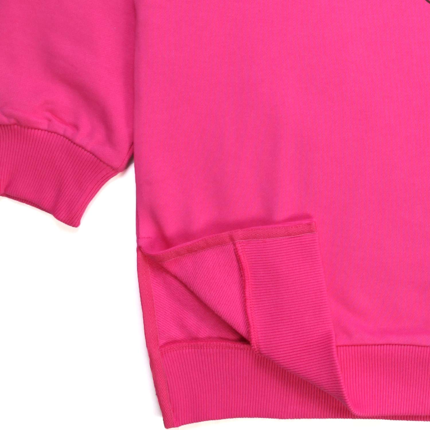 FELPA OVERSIZE FUCSIA BAMBINA E TEENAGER - annameglio.com abbigliamento moda