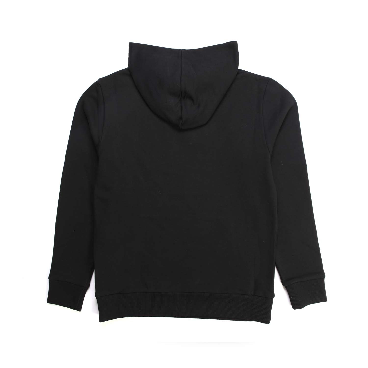 FELPA HOODIE NERA CON LOGO ORO BAMBINA E TEEN - annameglio.com abbigliamento moda