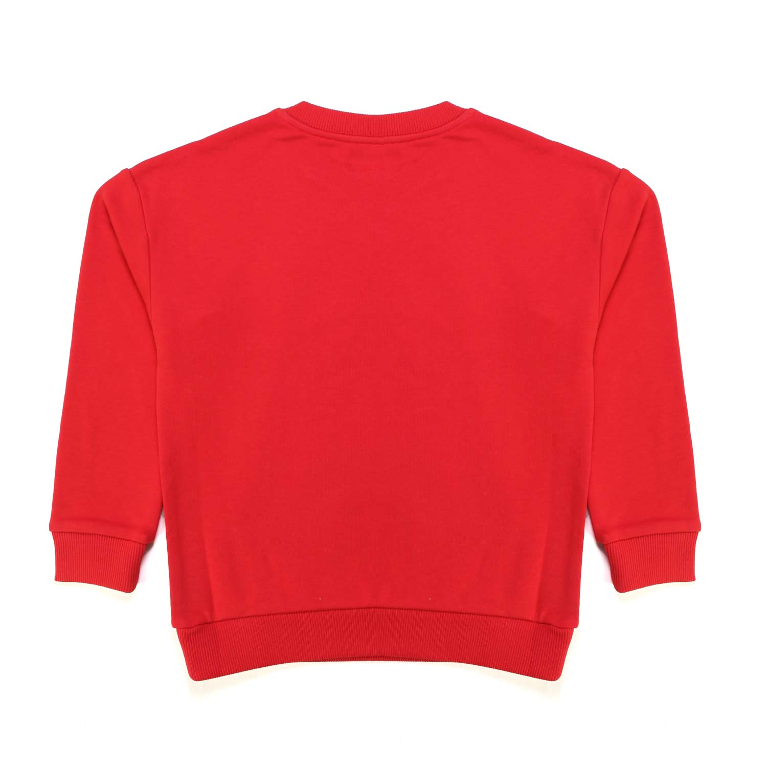 FELPA ROSSA CON LOGO NERO BAMBINA E TEEN - annameglio.com abbigliamento moda