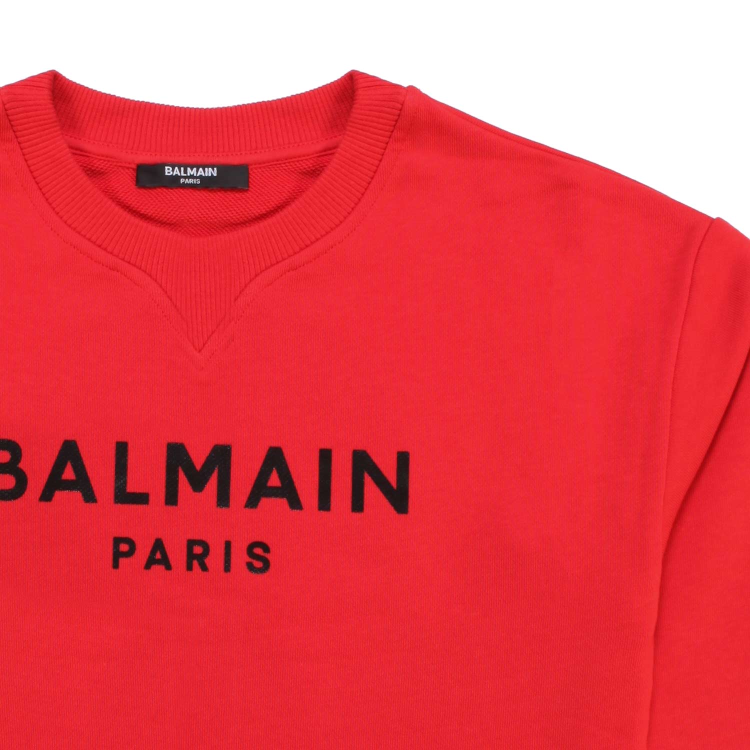 FELPA ROSSA CON LOGO NERO BAMBINA E TEEN - annameglio.com abbigliamento moda