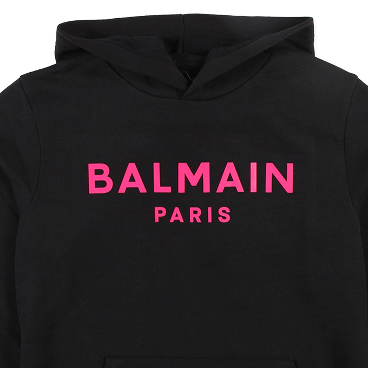 FELPA HOODIE NERA CON LOGO FUCSIA BAMBINA TEEN - annameglio.com abbigliamento moda