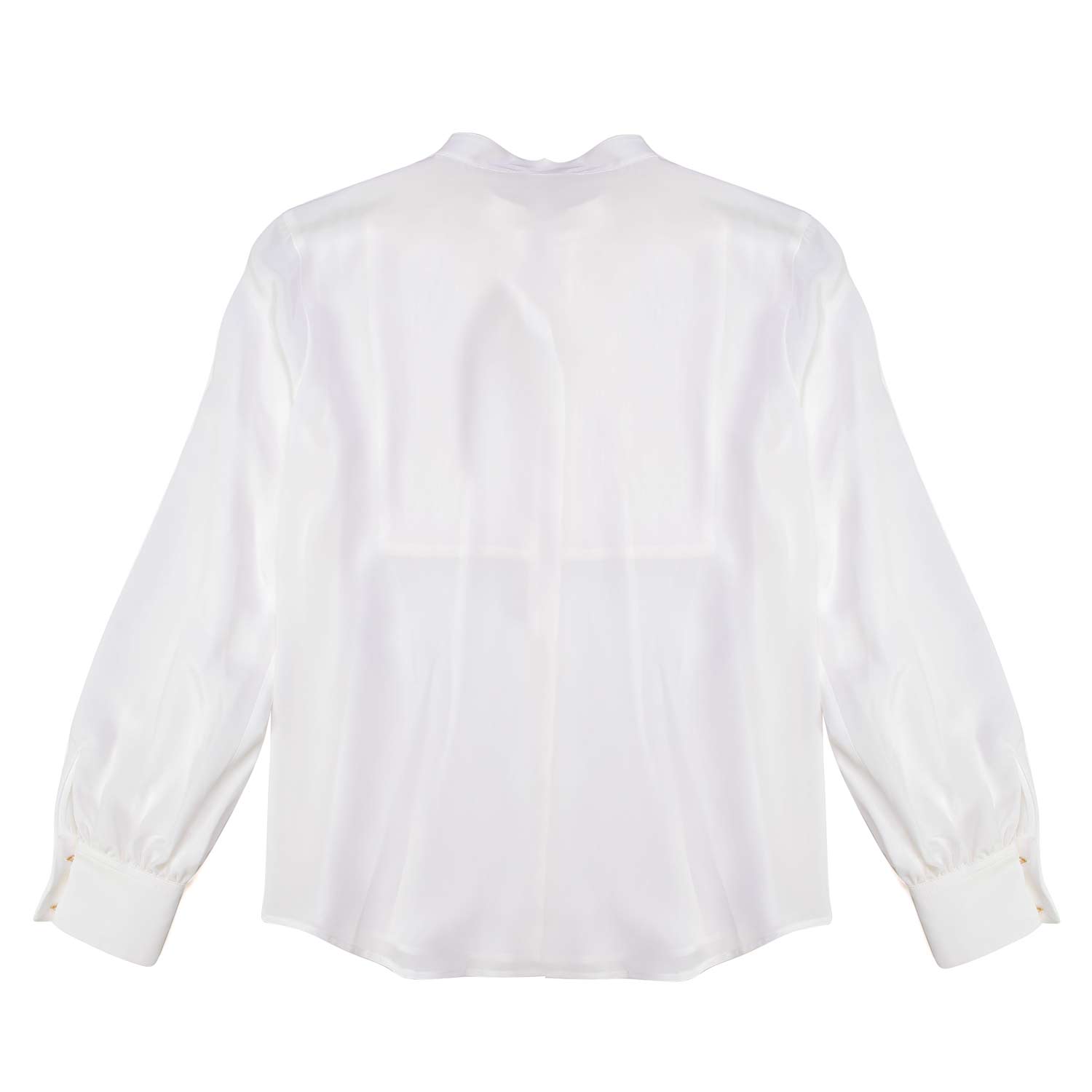 CAMICIA BIANCA DI SETA BAMBINA TEEN - annameglio.com abbigliamento moda