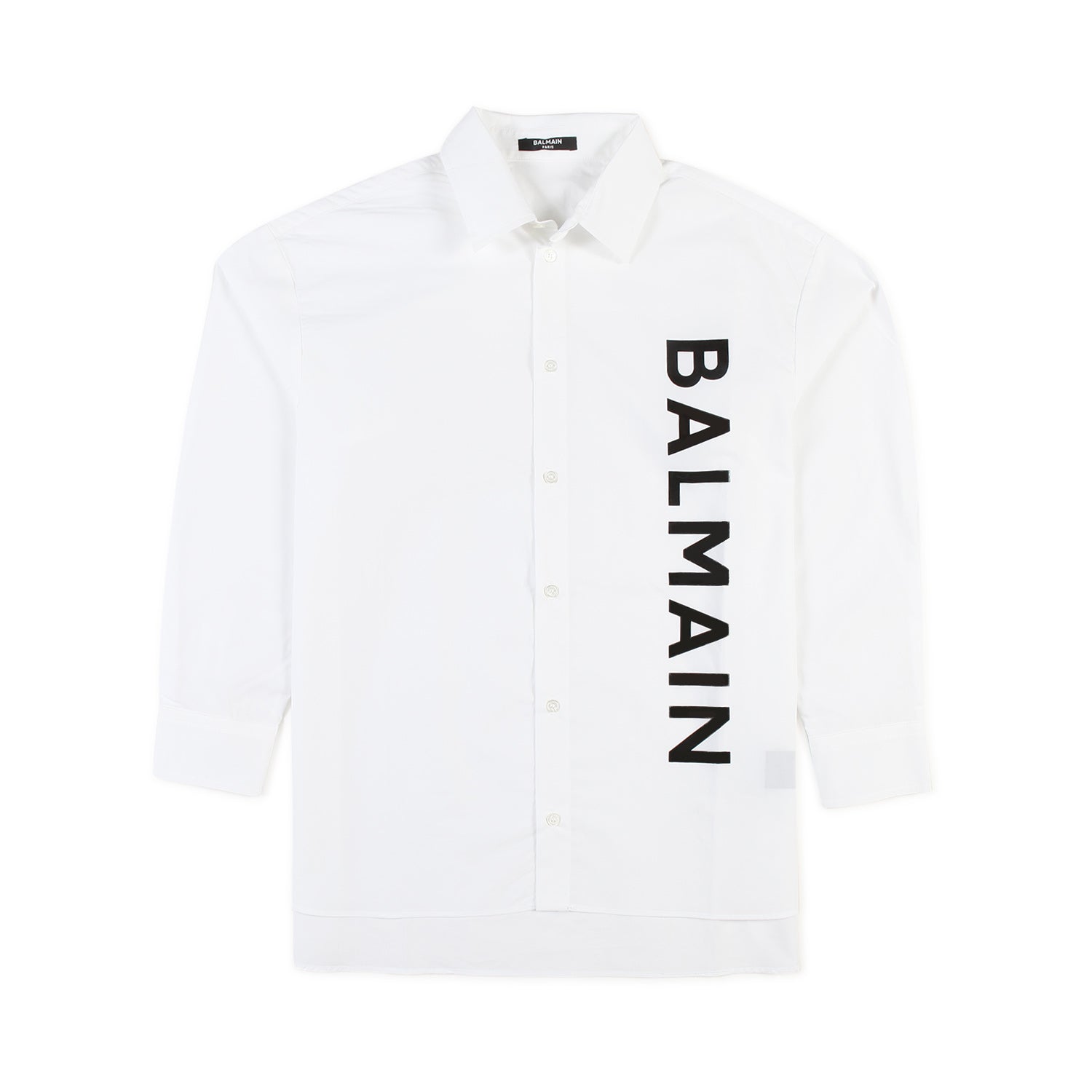 CAMICIA BIANCA CON LOGO NERO BAMBINA TEEN - annameglio.com abbigliamento moda