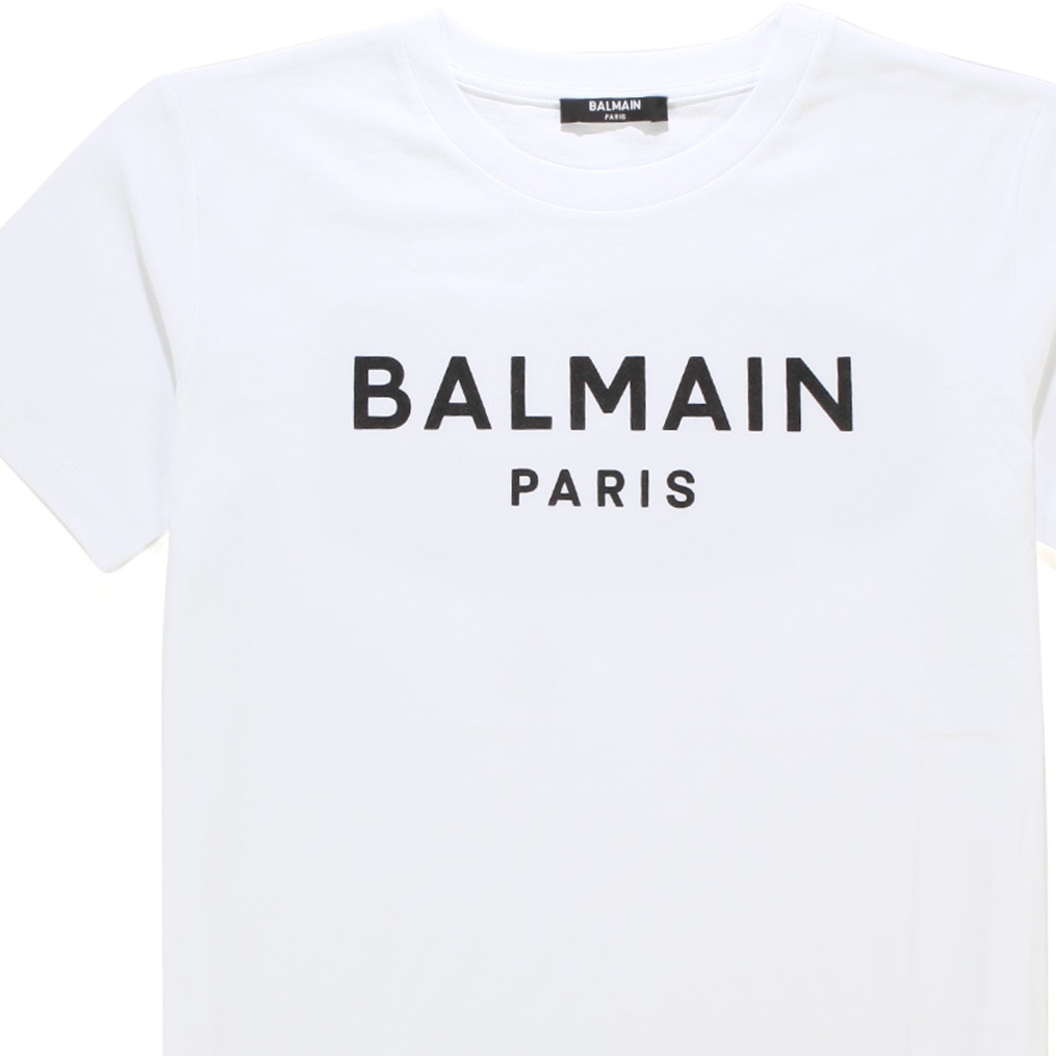 T-SHIRT BIANCA CON LOGO NERO BAMBINA E TEENAGER - annameglio.com abbigliamento moda