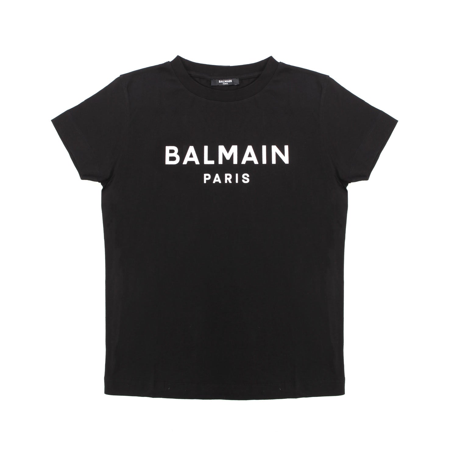 T-SHIRT NERA CON LOGO BIANCO BAMBINA TEEN - annameglio.com abbigliamento moda