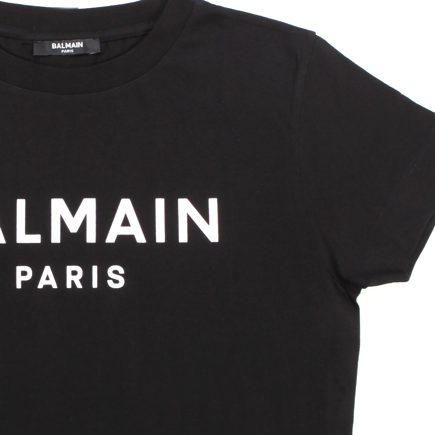 T-SHIRT NERA CON LOGO BIANCO BAMBINA TEEN - annameglio.com abbigliamento moda