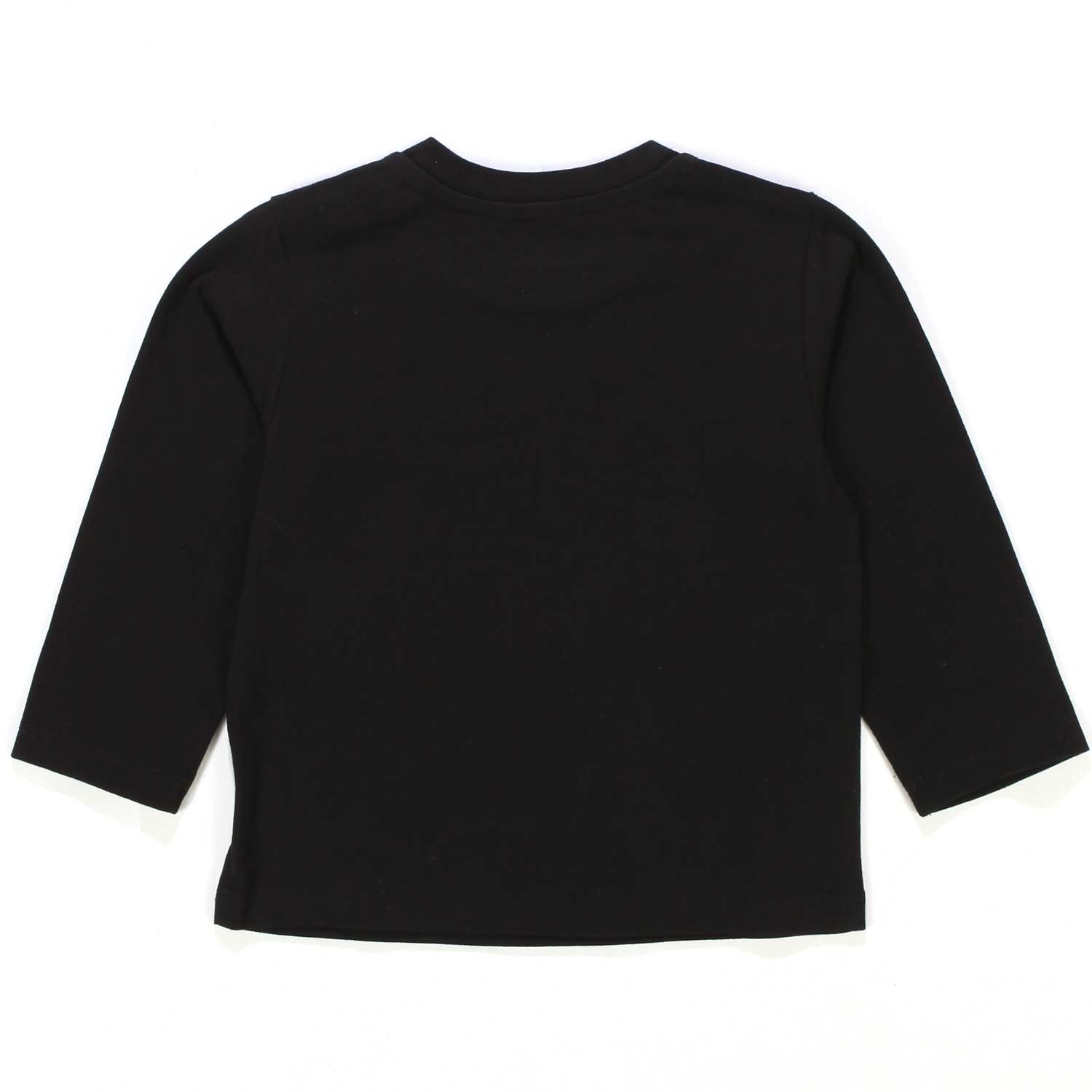 T-SHIRT LUNGA NERA E ORO BAMBINA BABY - annameglio.com abbigliamento moda