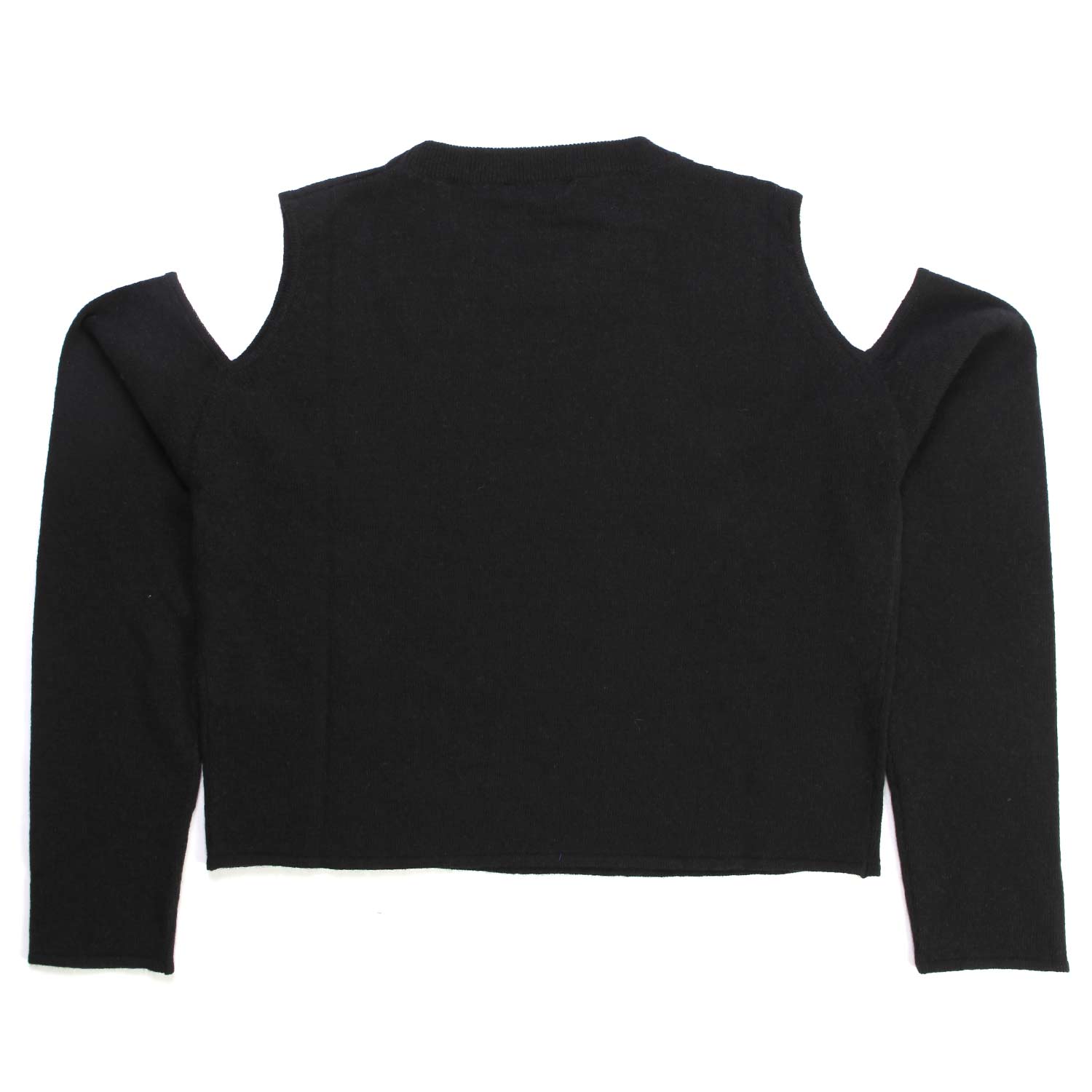 MAGLIONCINO CROPPED NERO E ORO BAMBINA TEEN - annameglio.com abbigliamento moda