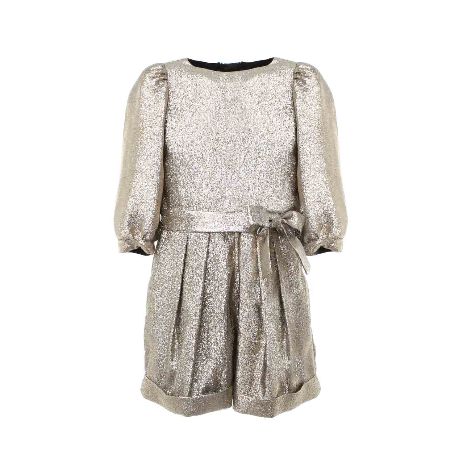 TUTA GLITTER ORO BAMBINA E TEENAGER - annameglio.com abbigliamento moda