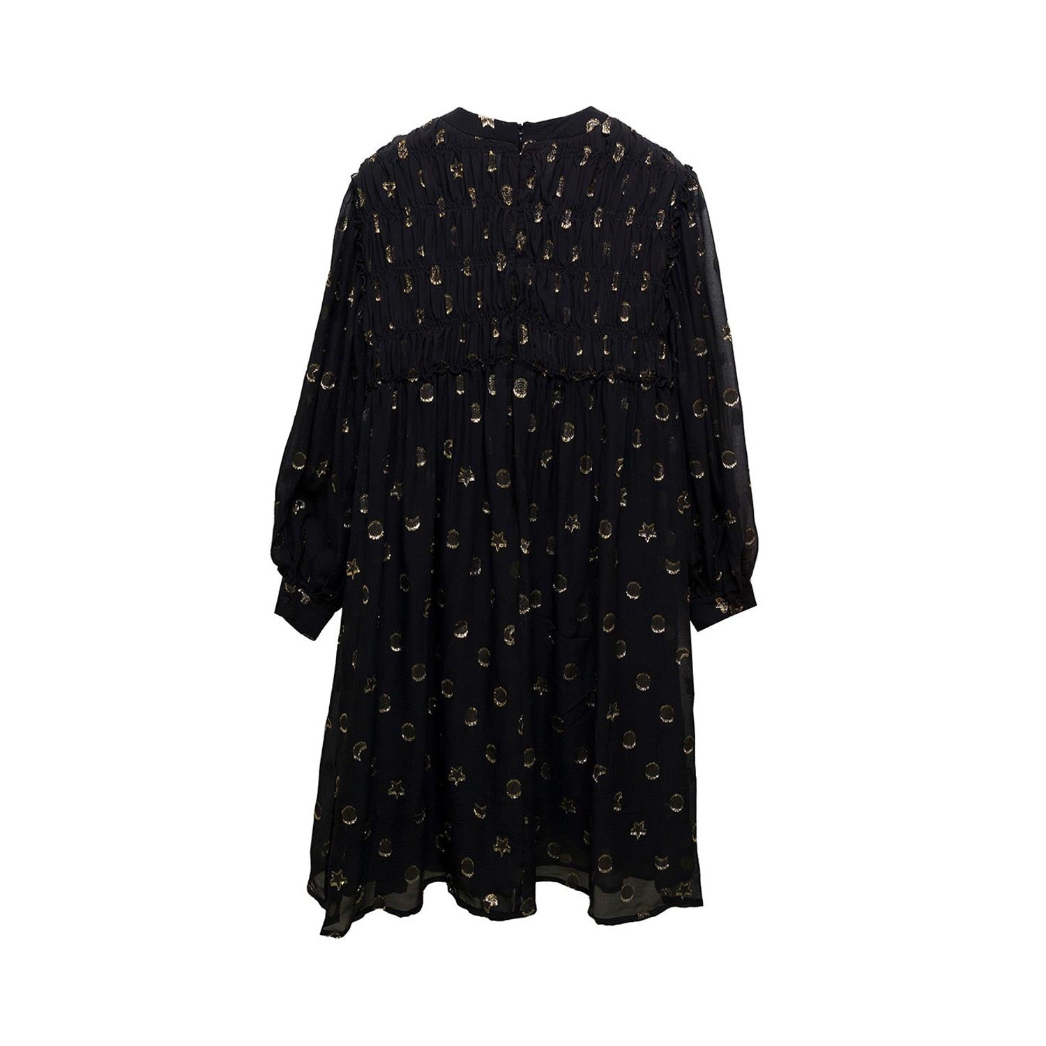 ABITO DI SETA NERO E ORO BAMBINA E TEEN - annameglio.com abbigliamento moda