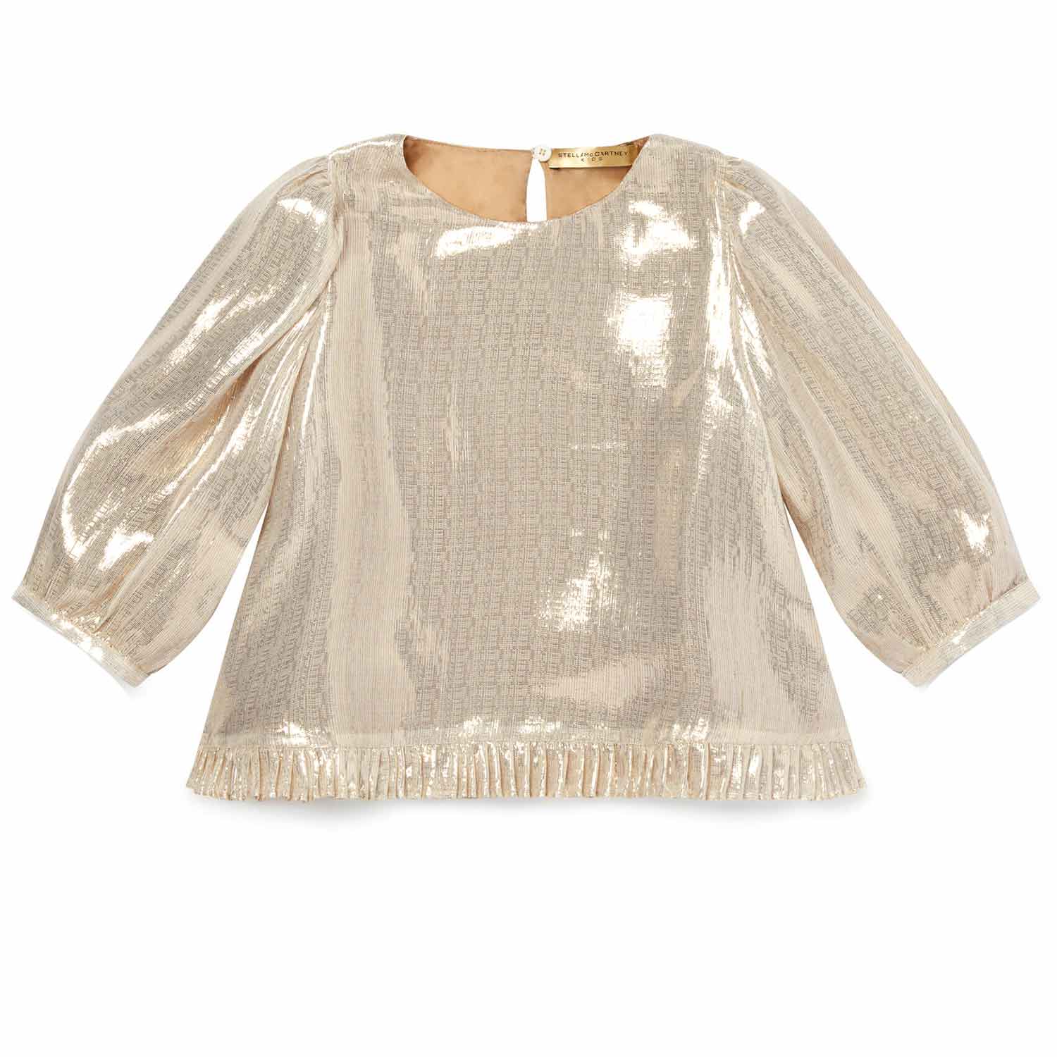 Top Oro in Chiffon - annameglio.com abbigliamento moda