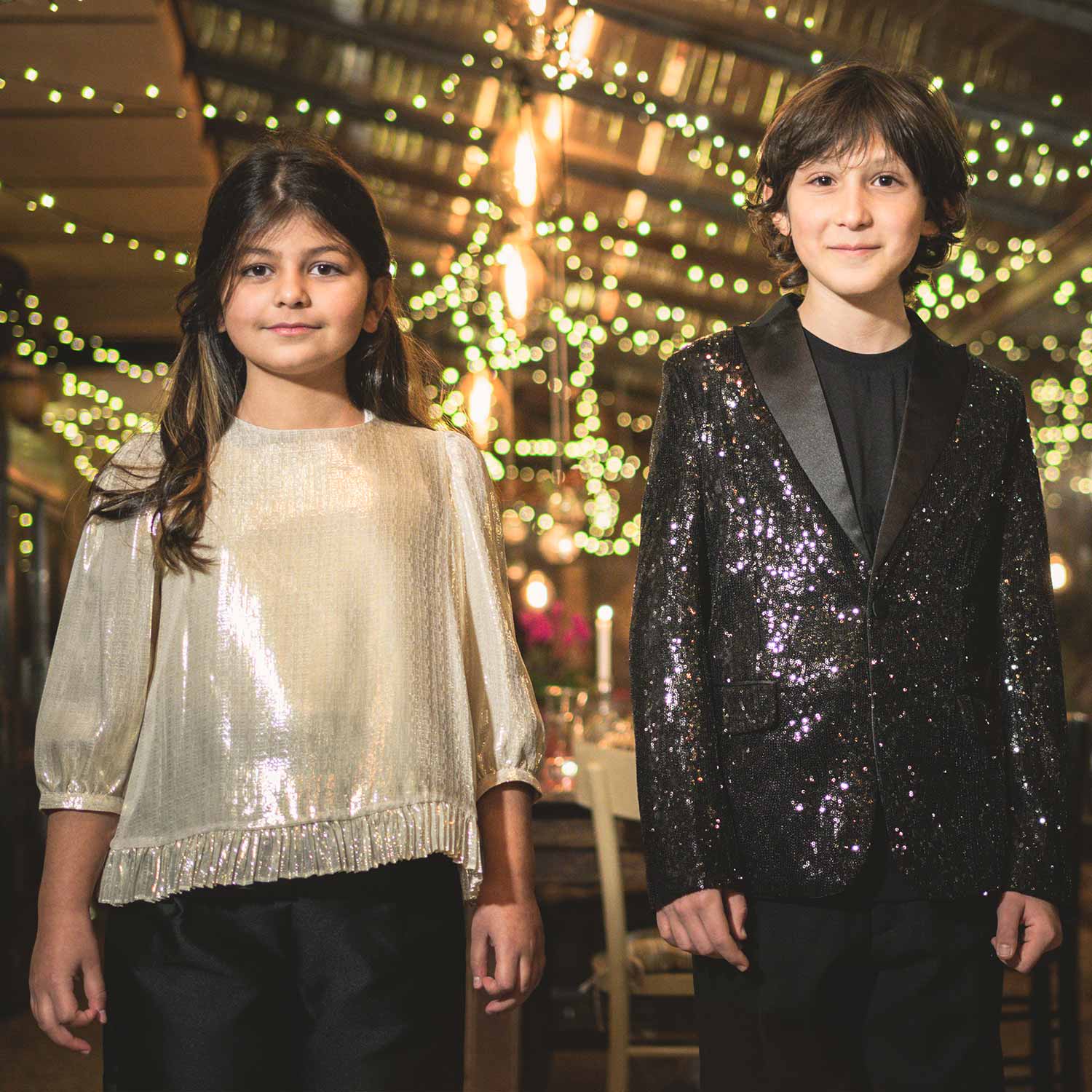 Top Oro in Chiffon - annameglio.com abbigliamento moda