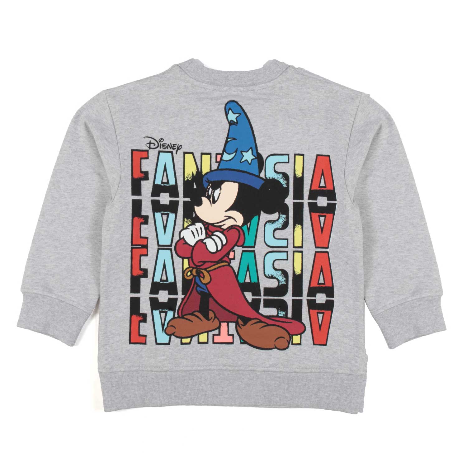 FELPA DISNEY FANTASIA GRIGIA BAMBINO E BAMBINA - annameglio.com abbigliamento moda