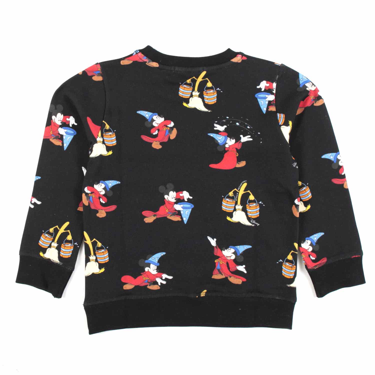 FELPA DISNEY FANTASIA NERA BAMBINO E BAMBINA - annameglio.com abbigliamento moda