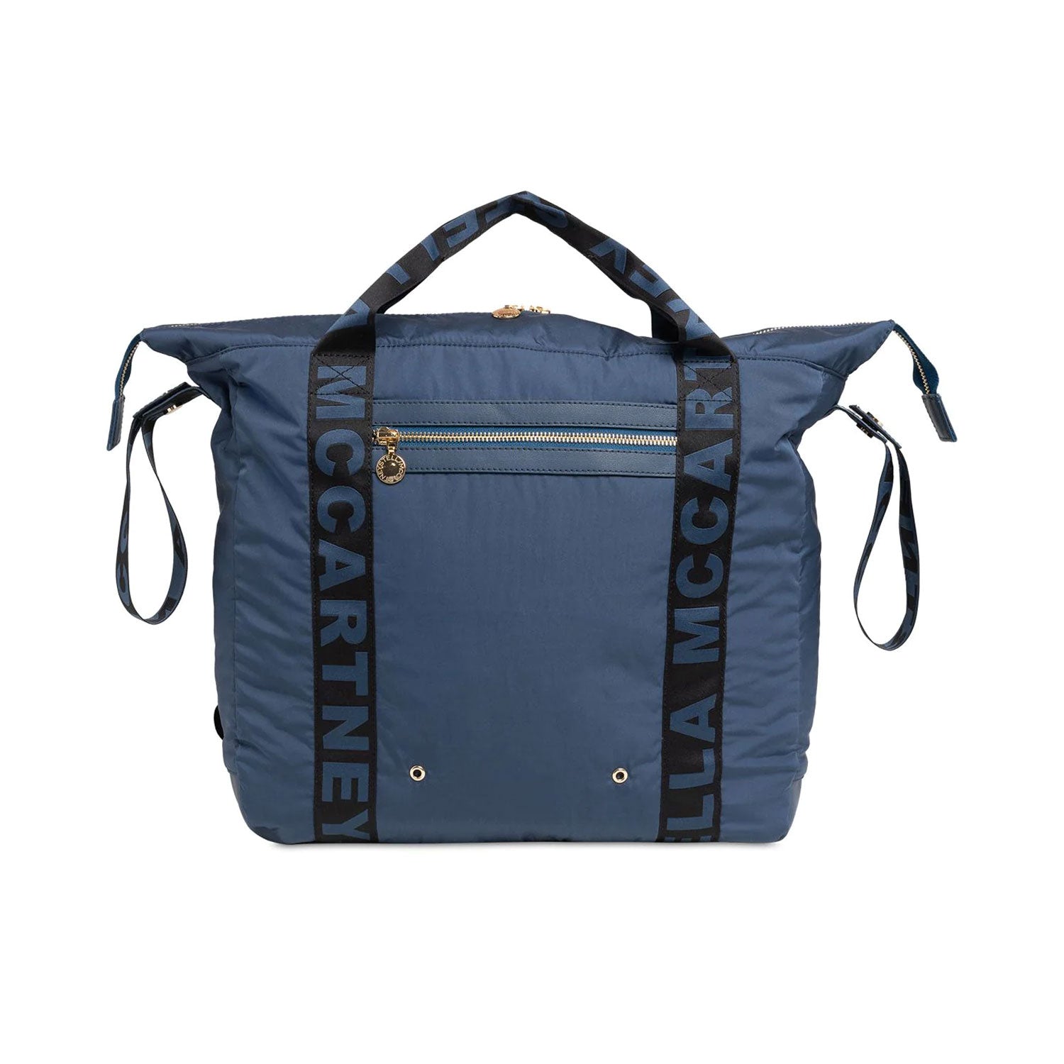 BORSA FASCIATOIO BLU CON MANICI NERI - annameglio.com abbigliamento moda