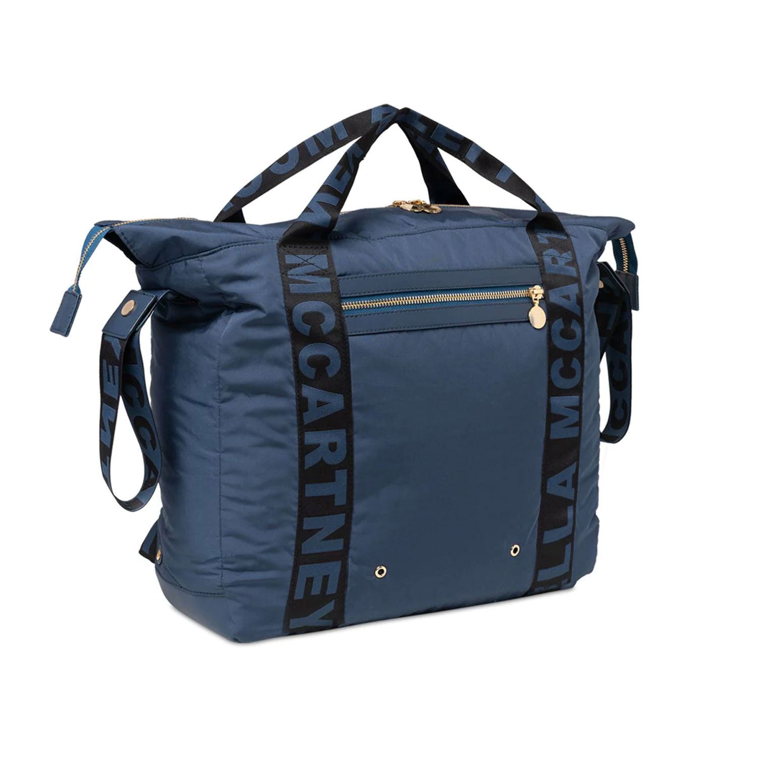 BORSA FASCIATOIO BLU CON MANICI NERI - annameglio.com abbigliamento moda
