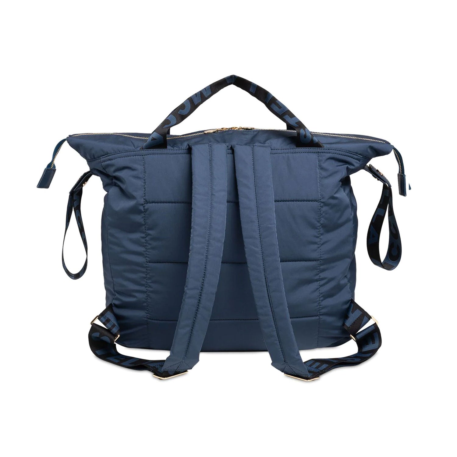 BORSA FASCIATOIO BLU CON MANICI NERI - annameglio.com abbigliamento moda