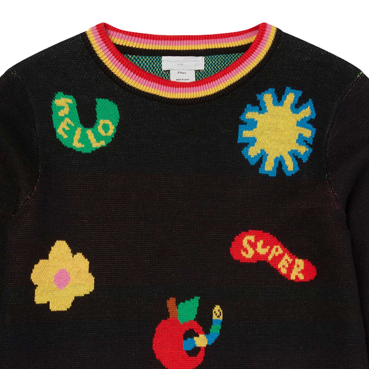 ABITO NERO E MULTICOLOR BAMBINA E TEEN - annameglio.com abbigliamento moda