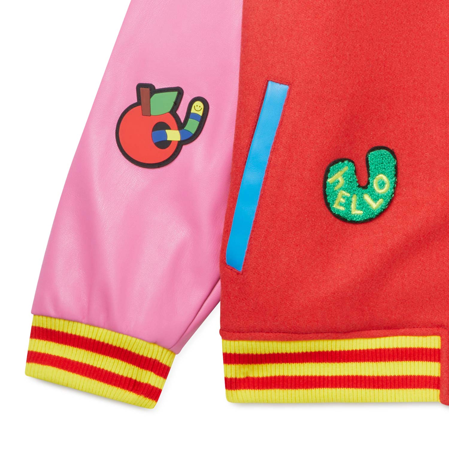 Bomber varsity con badge ricamati - annameglio.com abbigliamento moda