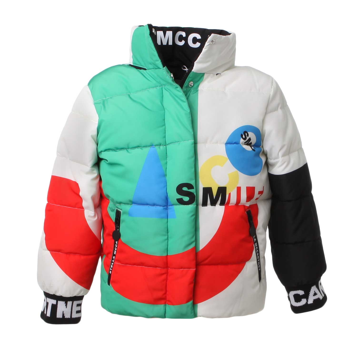 GIUBBOTTO BIANCO E MULTICOLOR BAMBINO - annameglio.com abbigliamento moda