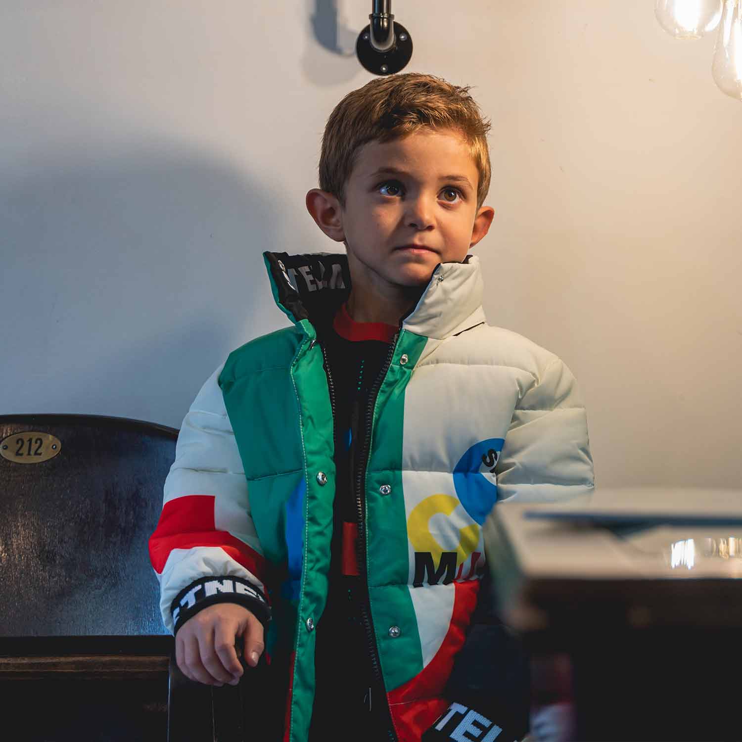 GIUBBOTTO BIANCO E MULTICOLOR BAMBINO - annameglio.com abbigliamento moda