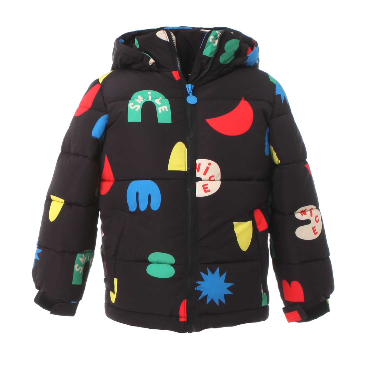 GIUBBOTTO NERO E MULTICOLOR BAMBINO - annameglio.com abbigliamento moda