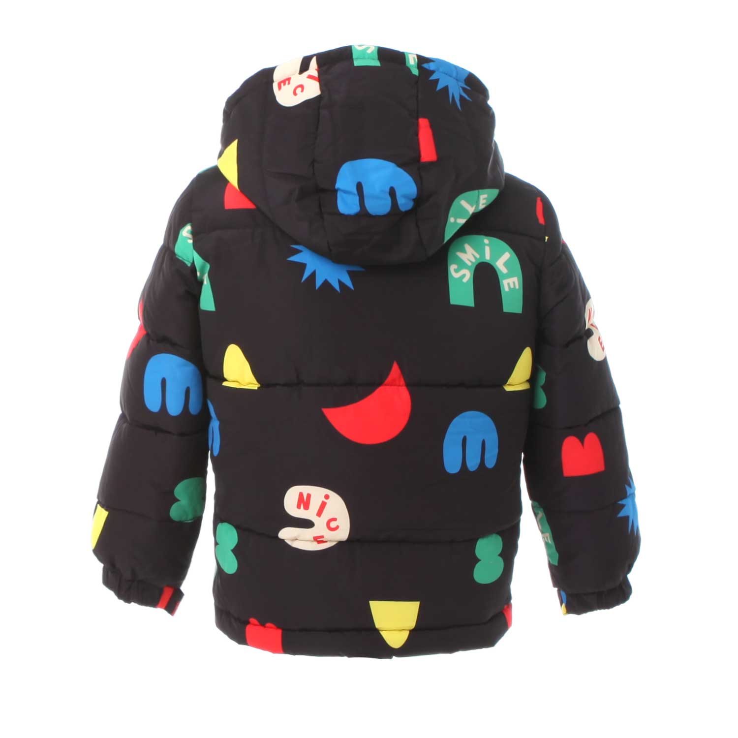 GIUBBOTTO NERO E MULTICOLOR BAMBINO - annameglio.com abbigliamento moda