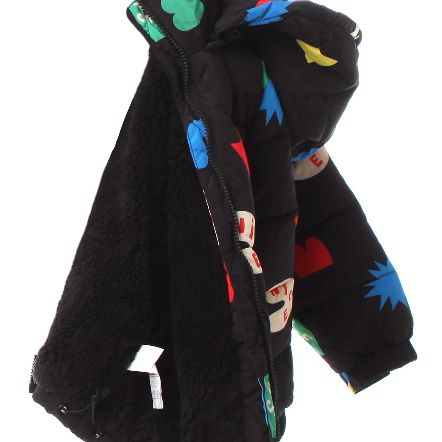 GIUBBOTTO NERO E MULTICOLOR BAMBINO - annameglio.com abbigliamento moda