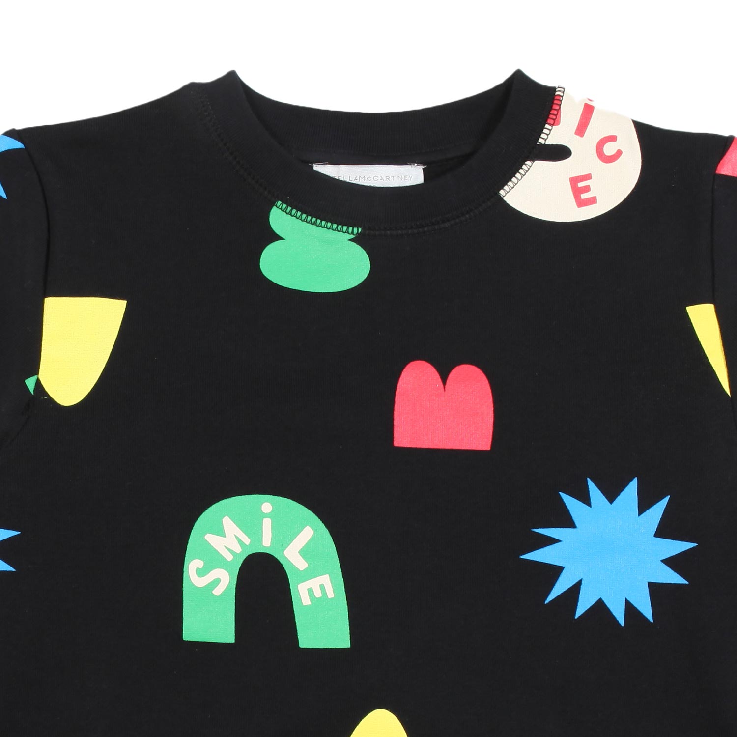 Felpa con forme multi-color all-over - annameglio.com abbigliamento moda