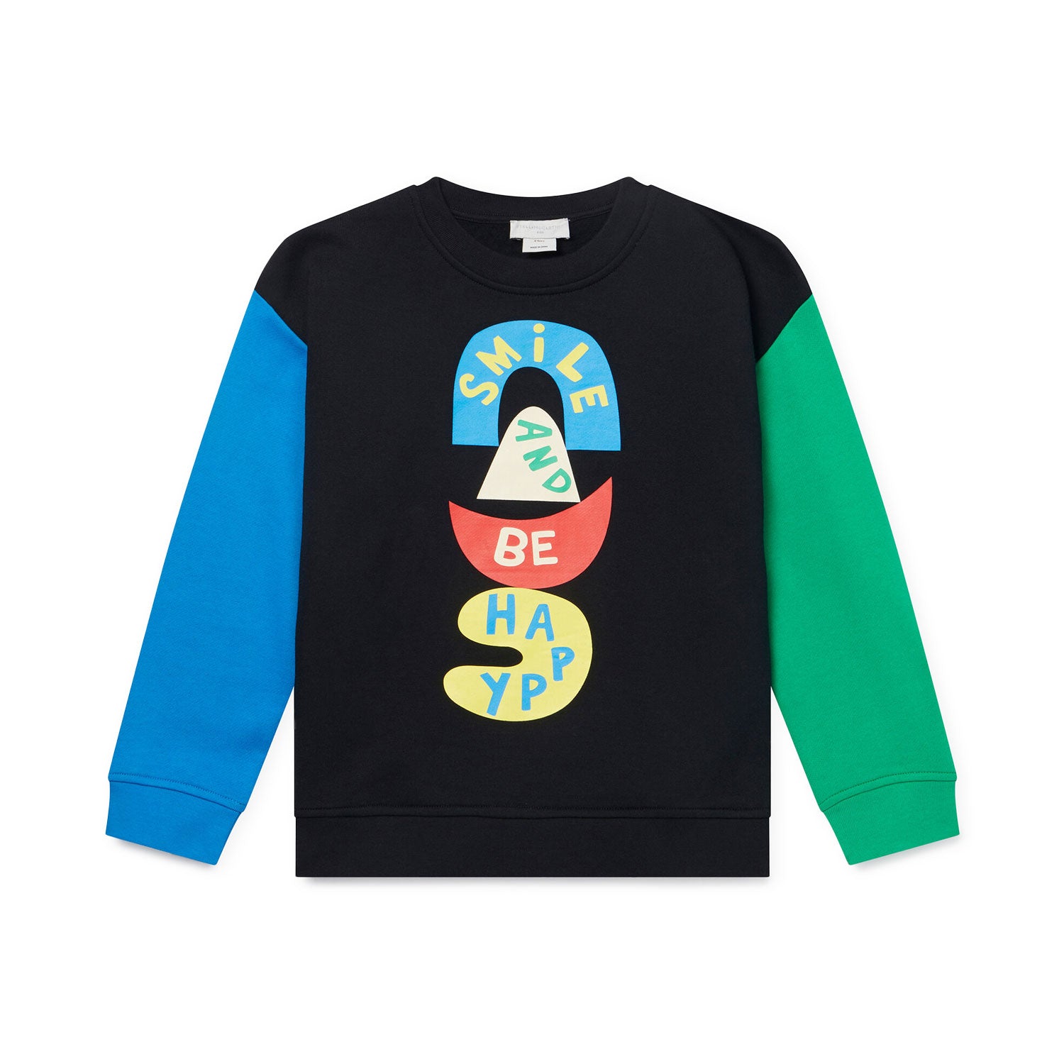 FELPA NERA E MULTICOLOR BAMBINO - annameglio.com abbigliamento moda