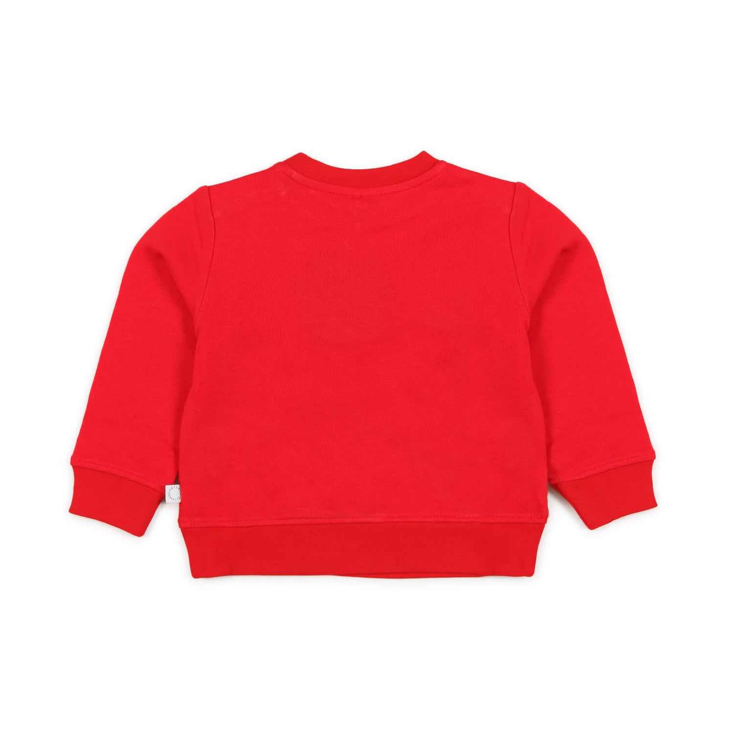 FELPA ROSSA CON STAMPA MULTICOLOR BIMBA E NEONATA - annameglio.com abbigliamento moda