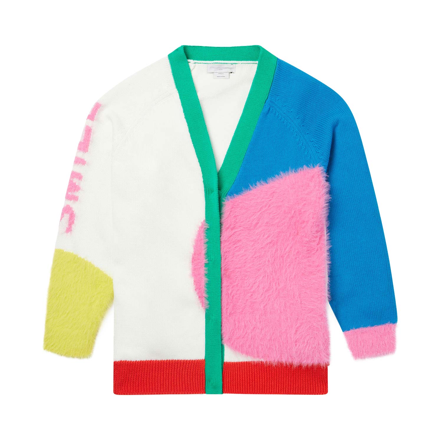CARDIGAN COLOR BLOCK BAMBINA E TEENAGER - annameglio.com abbigliamento moda