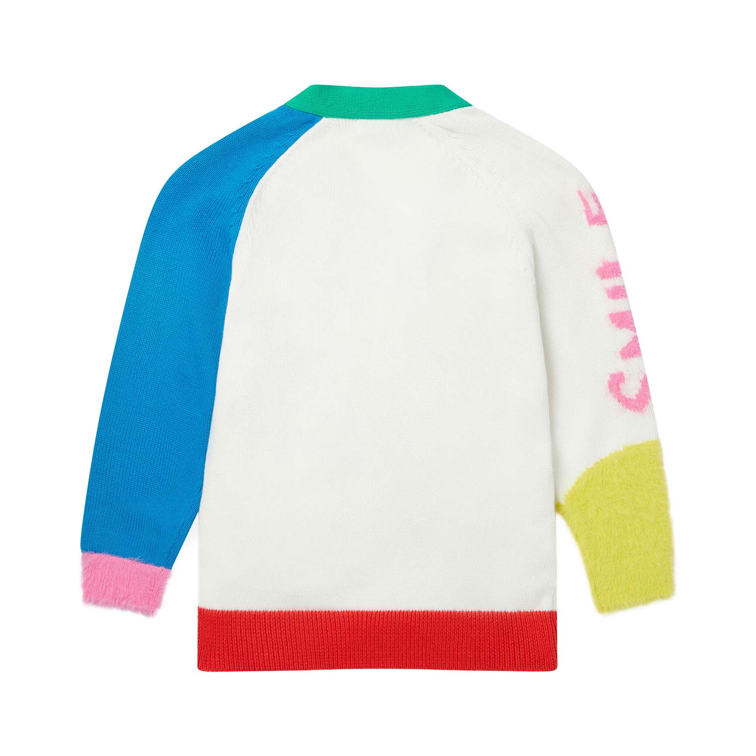 CARDIGAN COLOR BLOCK BAMBINA E TEENAGER - annameglio.com abbigliamento moda