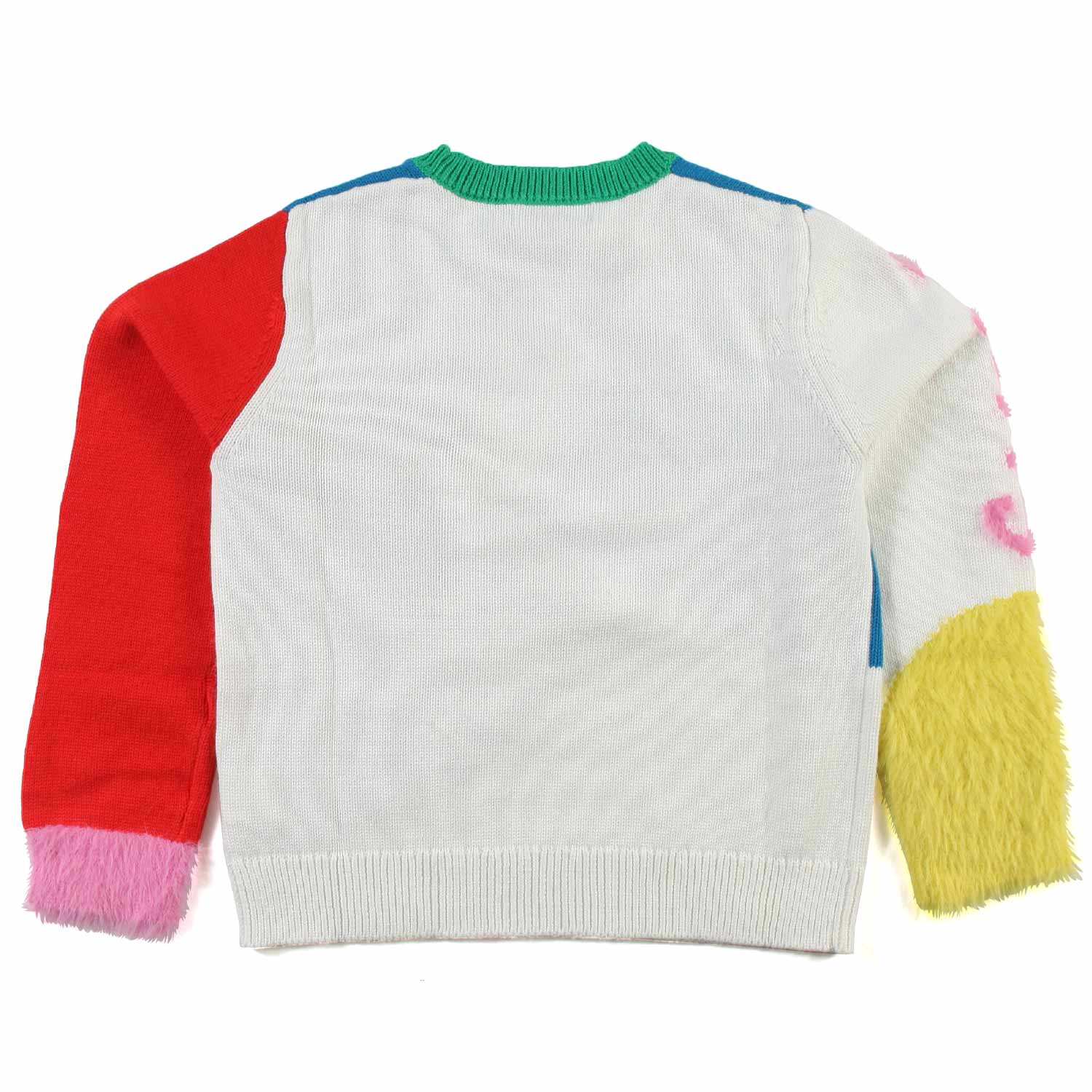 PULLOVER BIANCO E MULTICOLOR BAMBINA E TEENAGER - annameglio.com abbigliamento moda
