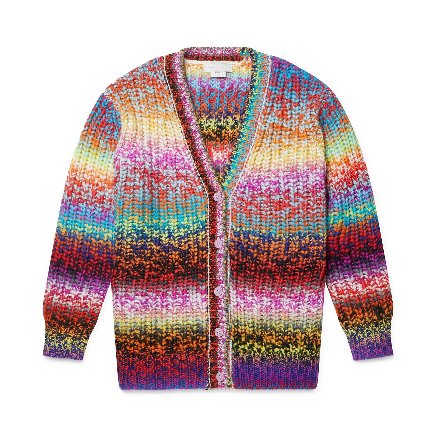 CARDIGAN MULTICOLOR MELANGE BAMBINA E TEEN - annameglio.com abbigliamento moda