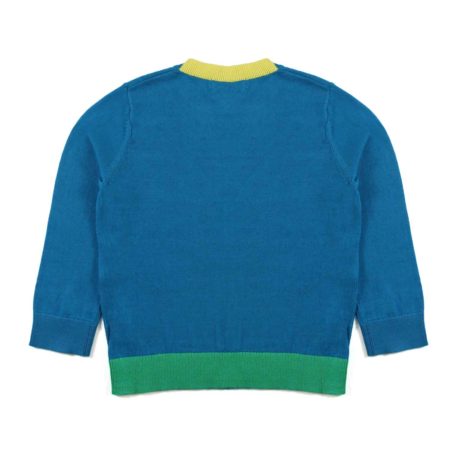PULLOVER BLU E MULTICOLOR BAMBINO E BAMBINA - annameglio.com abbigliamento moda