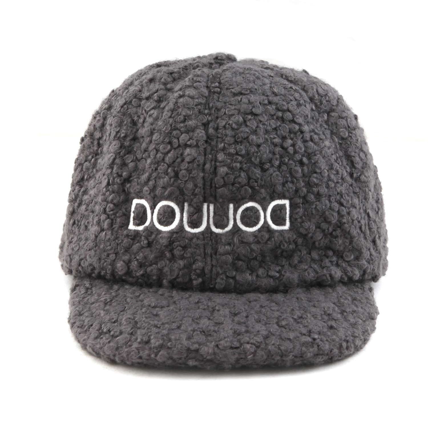 CAPPELLO BASEBALL GRIGIO IN ECO-TEDDY - annameglio.com abbigliamento moda