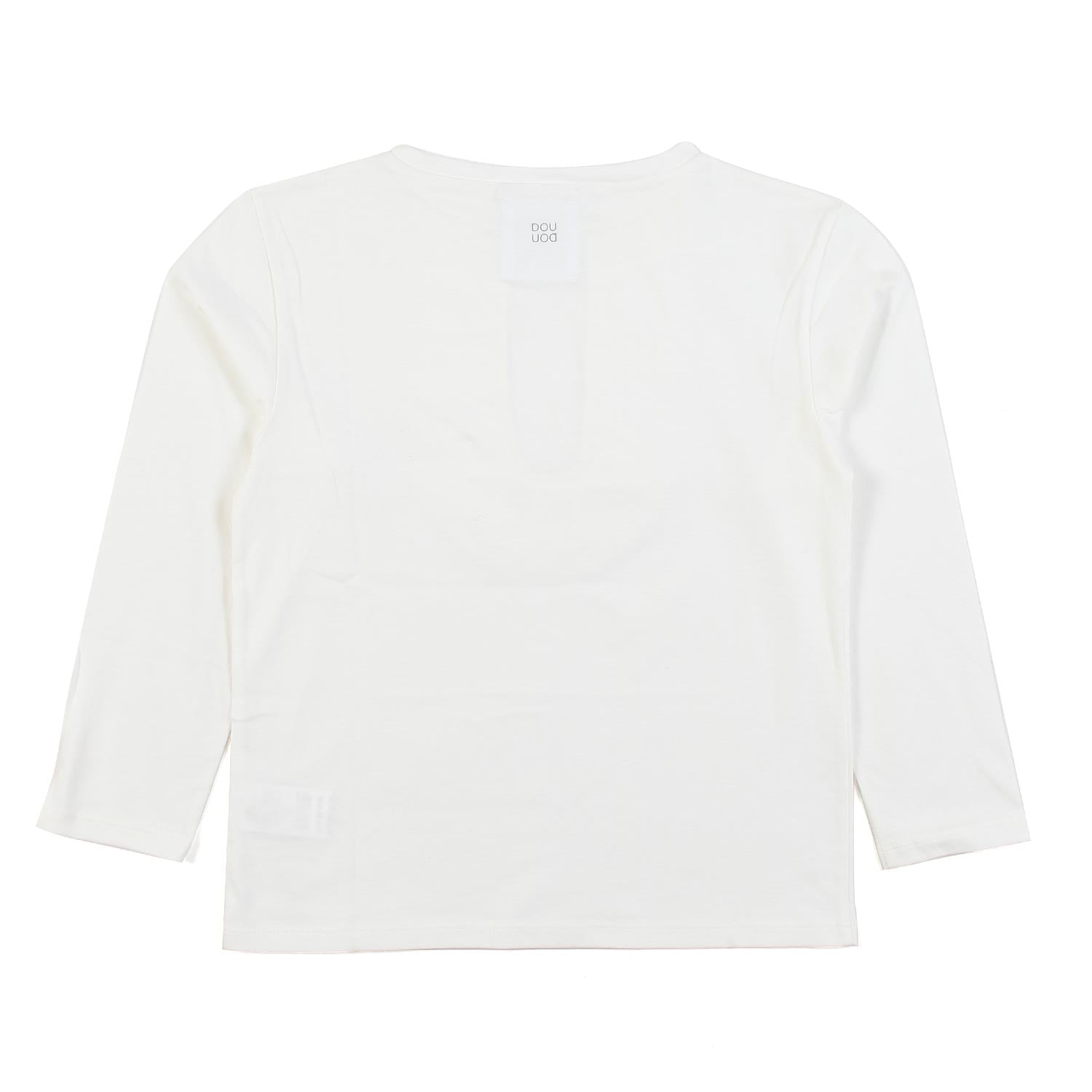T-SHIRT MANICA LUNGA BIANCO CALDO CON PLASTRON - annameglio.com abbigliamento moda