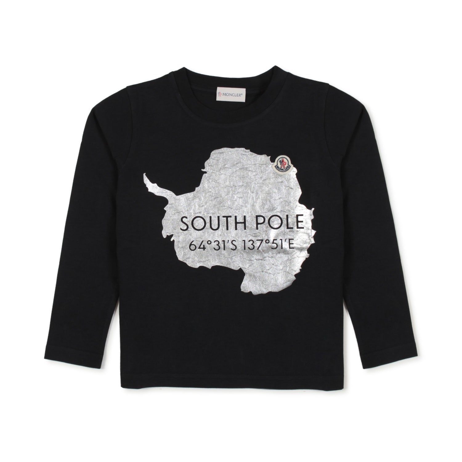 T-SHIRT NERA MANICA LUNGA CON STAMPA SOUTH POLE - annameglio.com abbigliamento moda