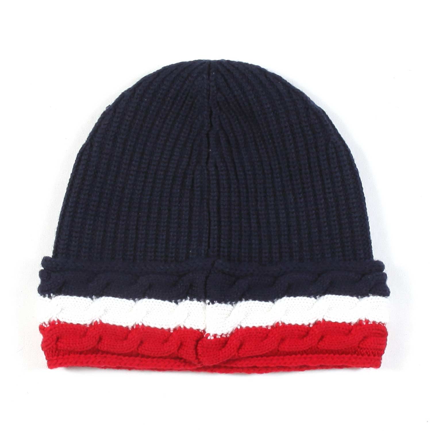 CAPPELLO BLU TRICOLORE BAMBINO - annameglio.com abbigliamento moda