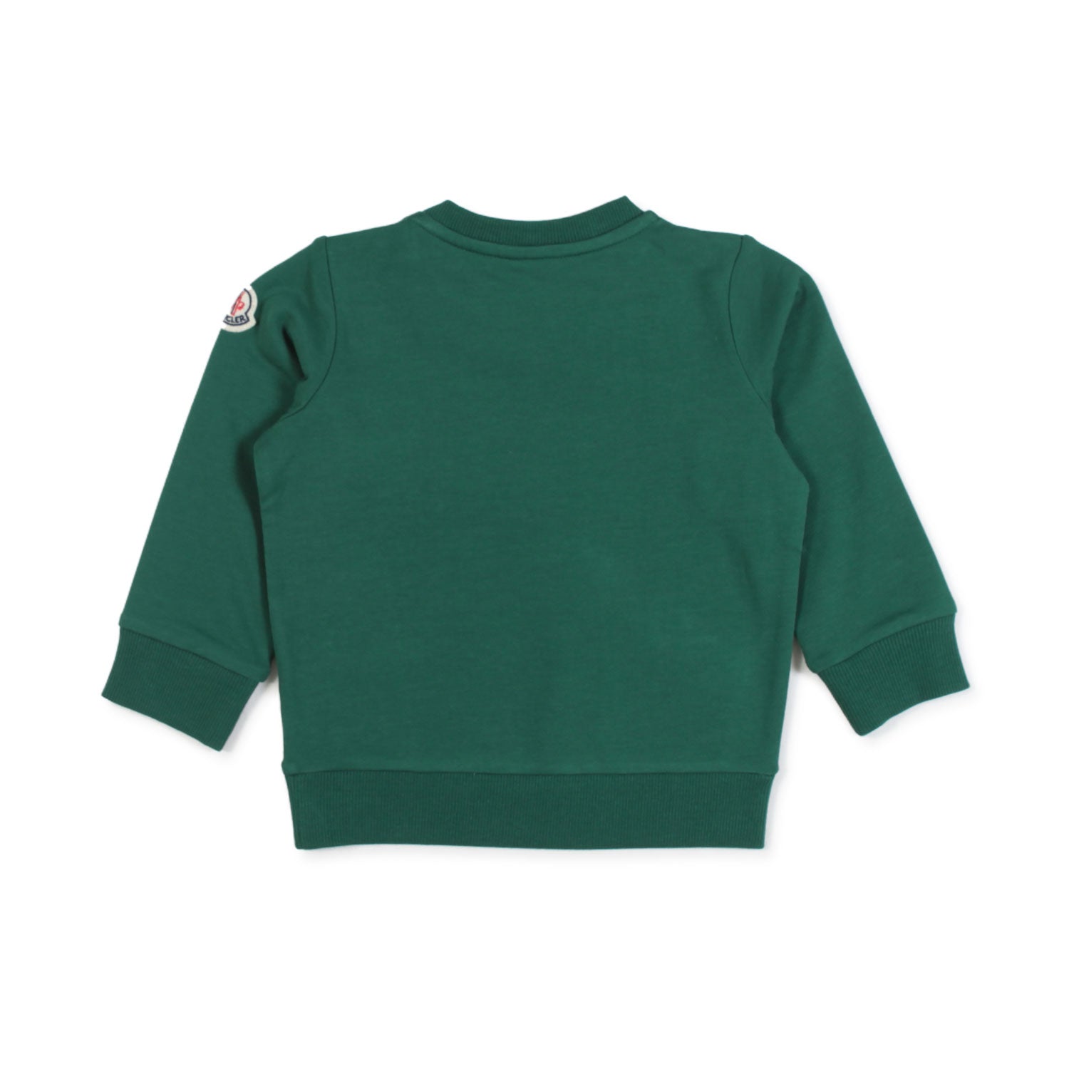 FELPA VERDE CON LOGO GRAFICO BIMBO E BIMBA - annameglio.com abbigliamento moda
