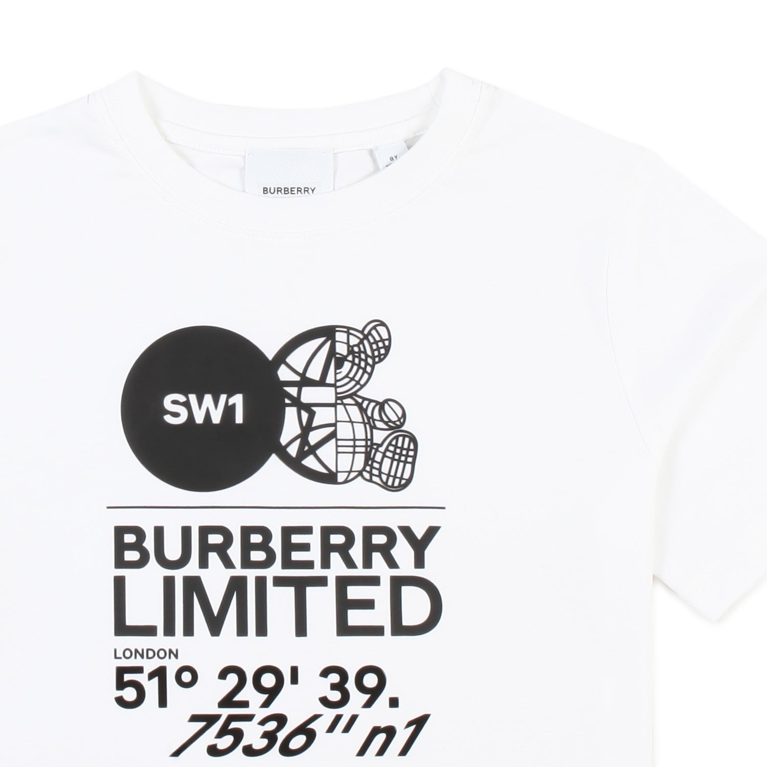 T-SHIRT UNISEX BIANCA CON STAMPE NERE JR E TEEN - annameglio.com abbigliamento moda