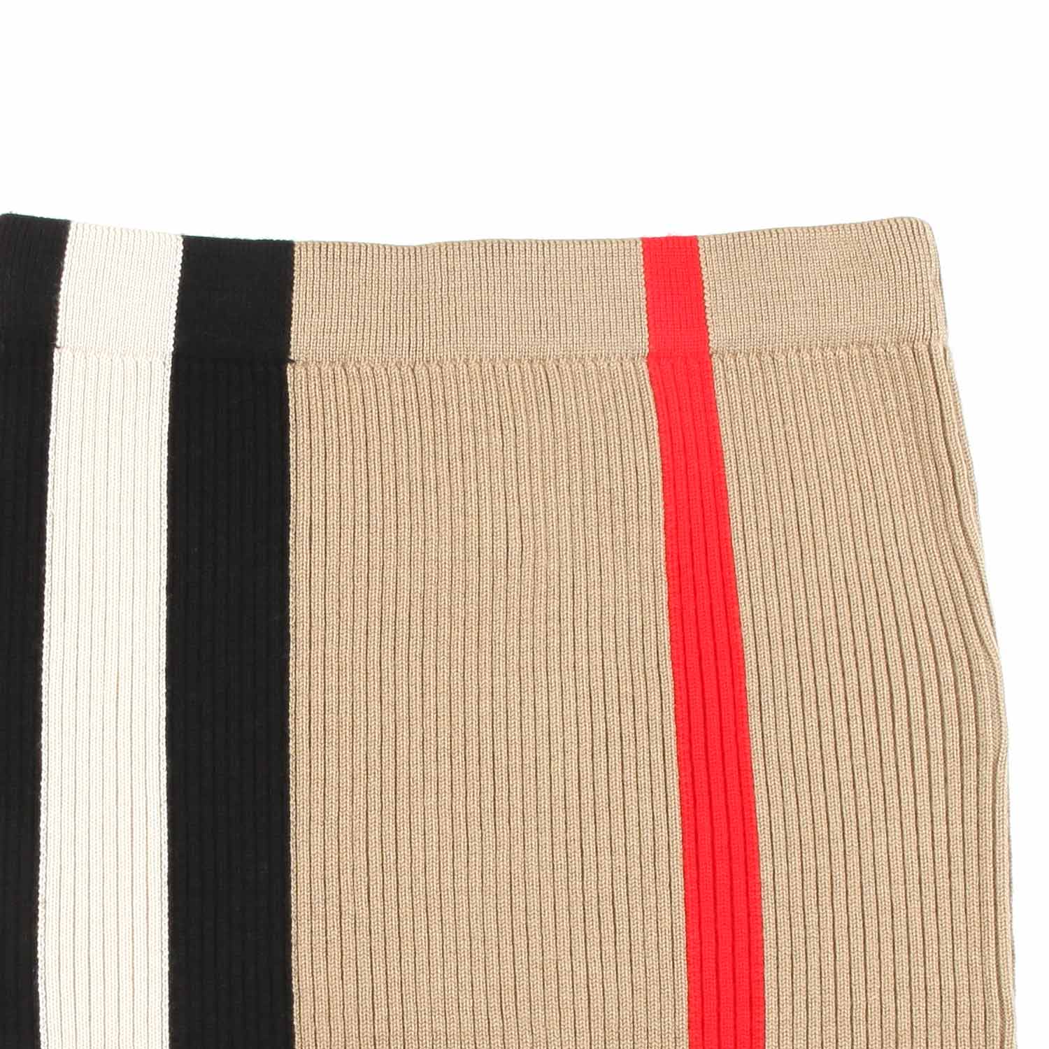 GONNA COLOR BLOCK BEIGE A COSTE BAMBINA E TEEN - annameglio.com abbigliamento moda