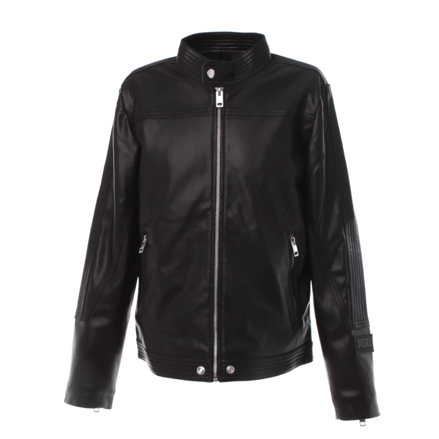 GIACCA UNISEX NERA IN ECOPELLE - annameglio.com abbigliamento moda