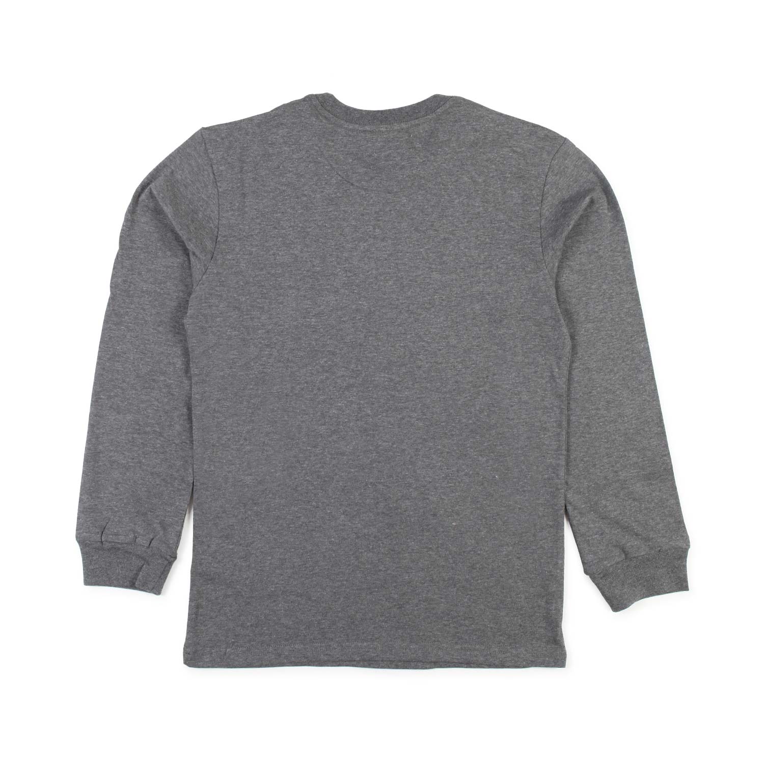 T-SHIRT UNISEX MANICA LUNGA GRIGIA CON LOGO BIANCO - annameglio.com abbigliamento moda