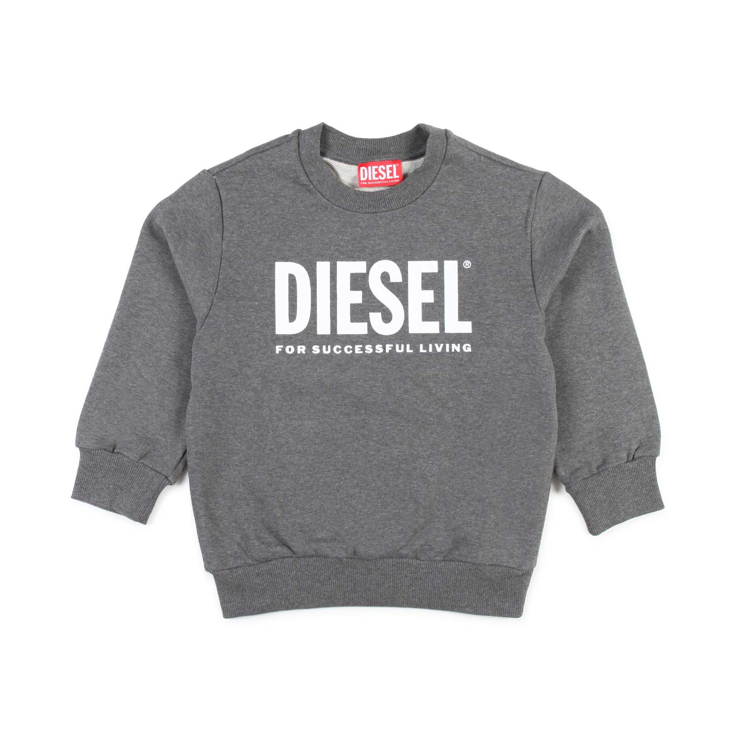 FELPA UNISEX GRIGIA CON LOGO BIANCO - annameglio.com abbigliamento moda